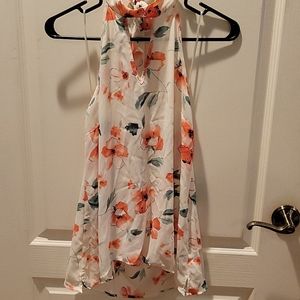 Sienna Sky Halter neck floral shirt